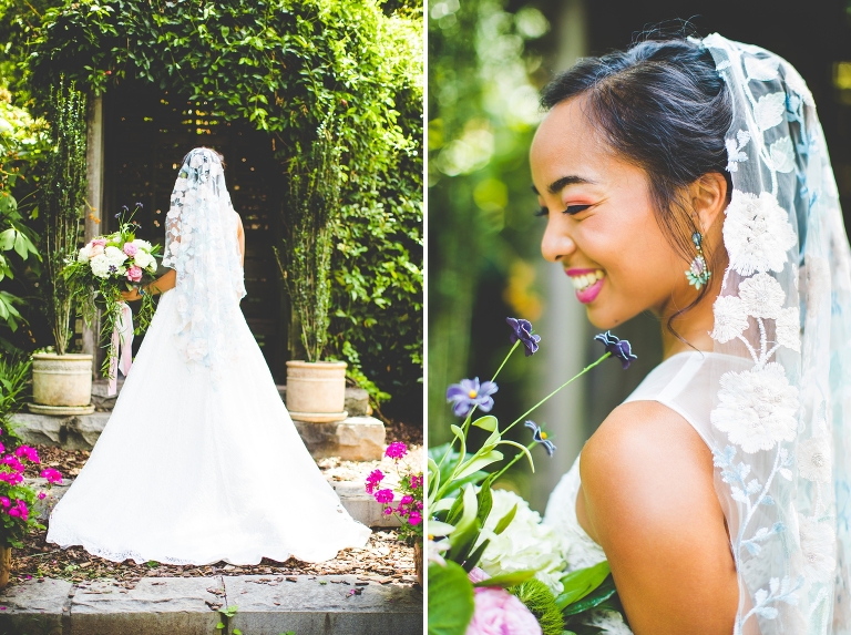 Colorful Bridals At The Trolley Barn